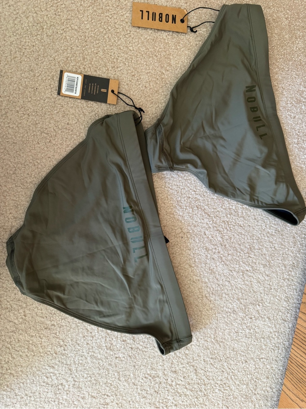 NOBULL Women’s Swim Bottoms in Army Green bundle of 2